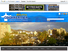 Tablet Screenshot of cochabambabolivia.net